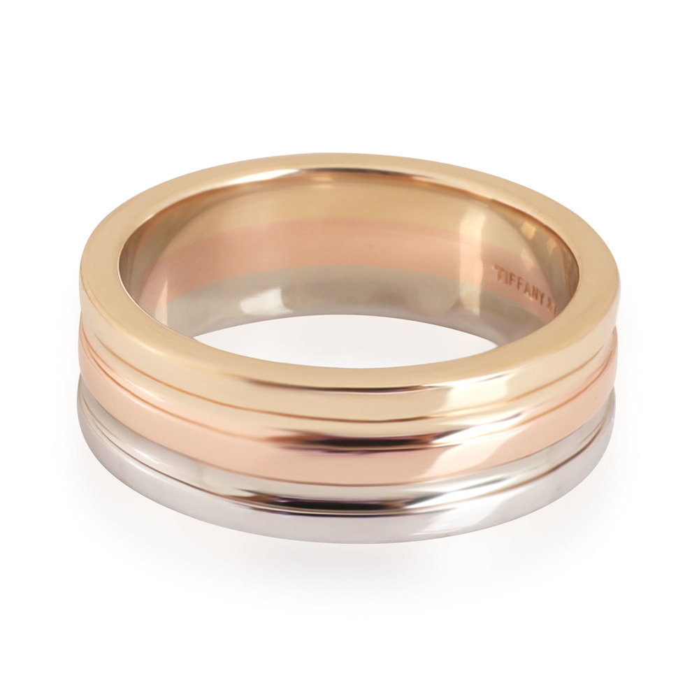 Tiffany & Co. Trinity Band in 14K 3 Tone Gold - Picture 2 of 3